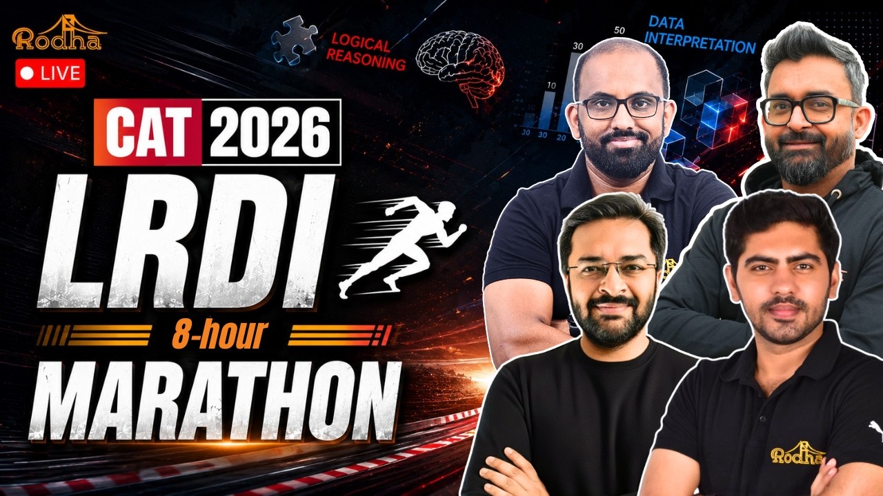 CAT 2026 LRDI Masterclass: Set Selection, Speed and Accuracy | Rodha