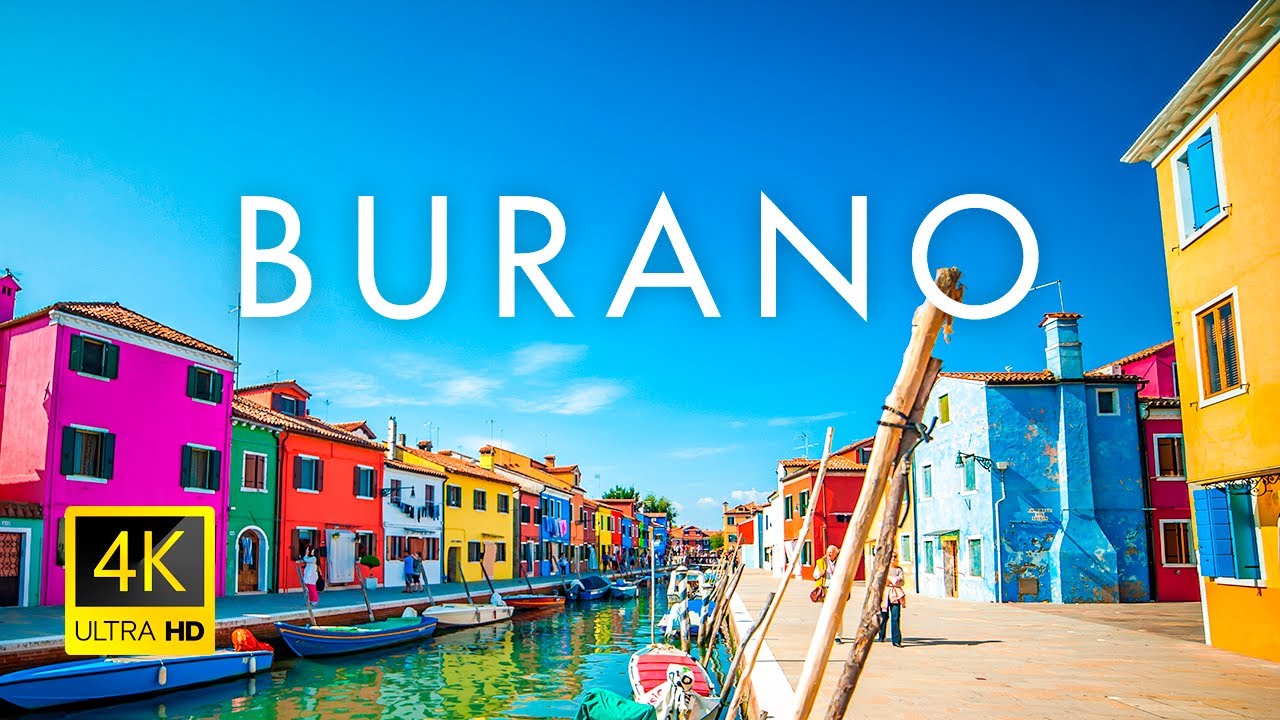 Burano, Italy 🇮🇹 in 4K Ultra HD | Drone Video