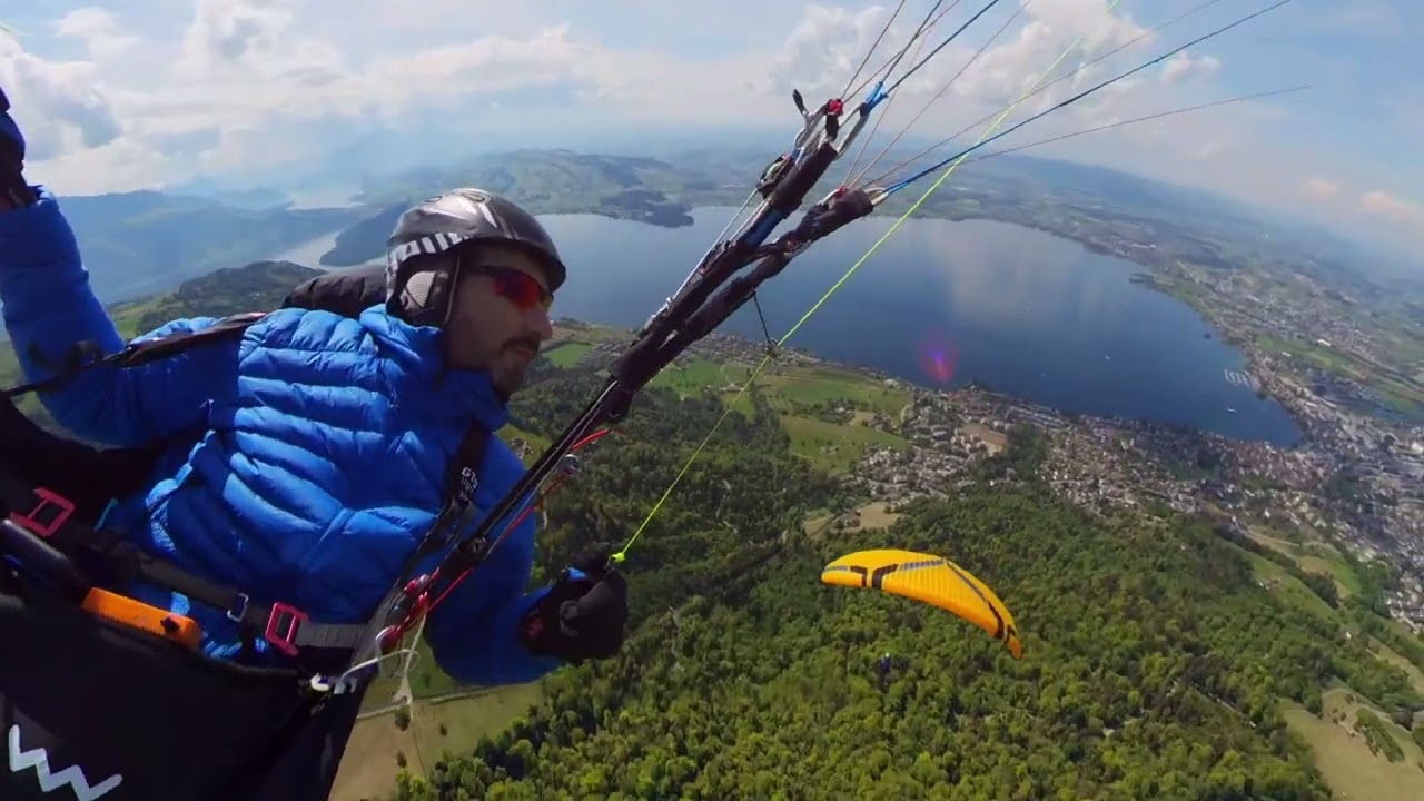Paragliding Zugerberg and testing Ozone Swift 6