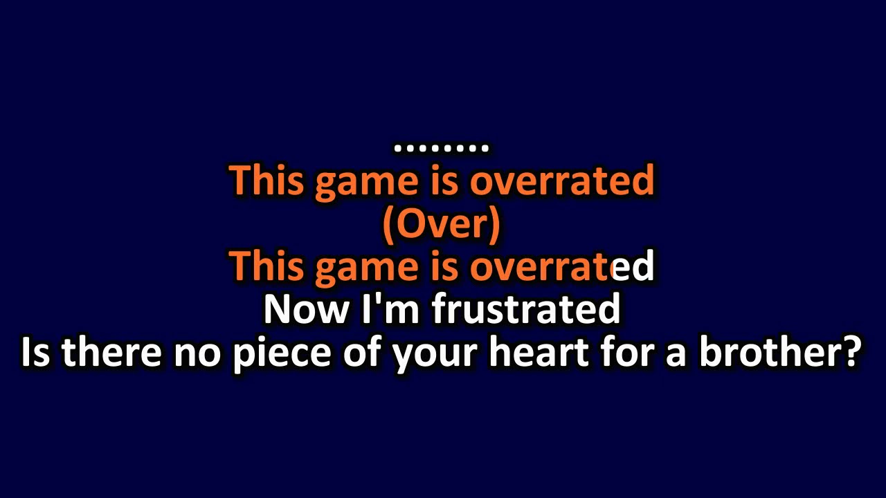 Ozma - Game Over - Karaoke Instrumental Lyrics - ObsKure