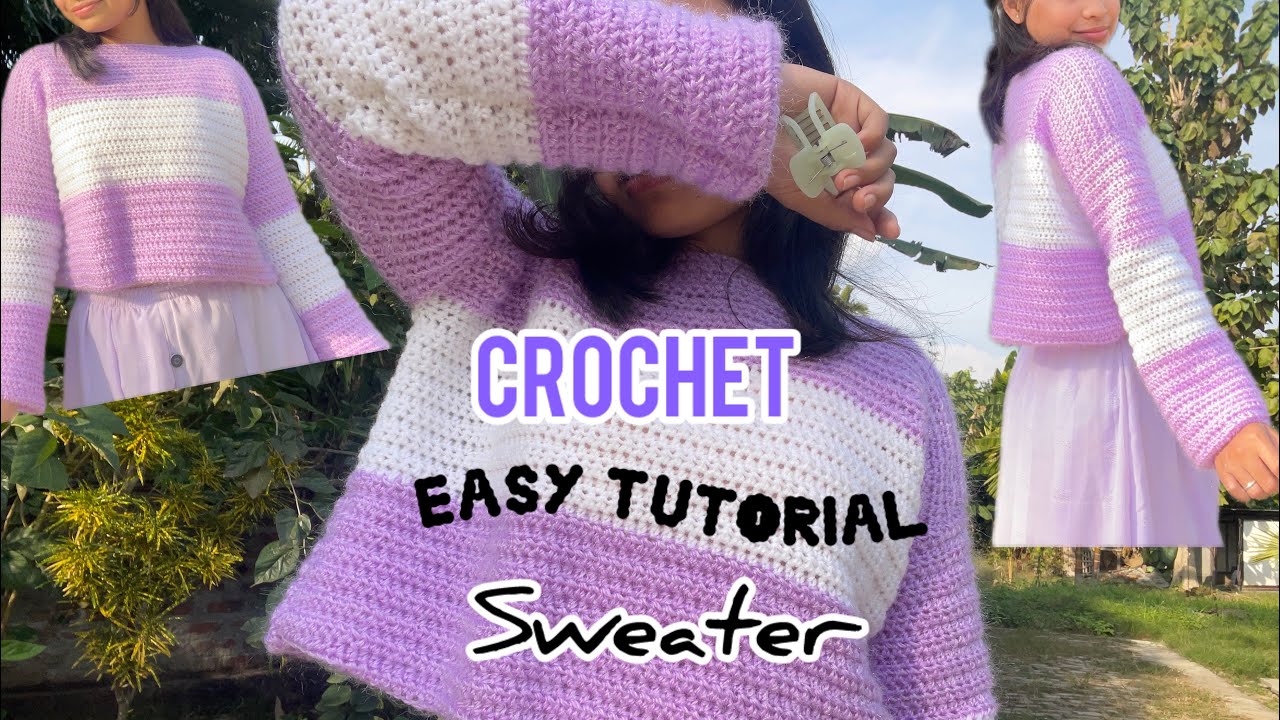 Crochet sweater  🧶| Sweater tutorial |easy to make 