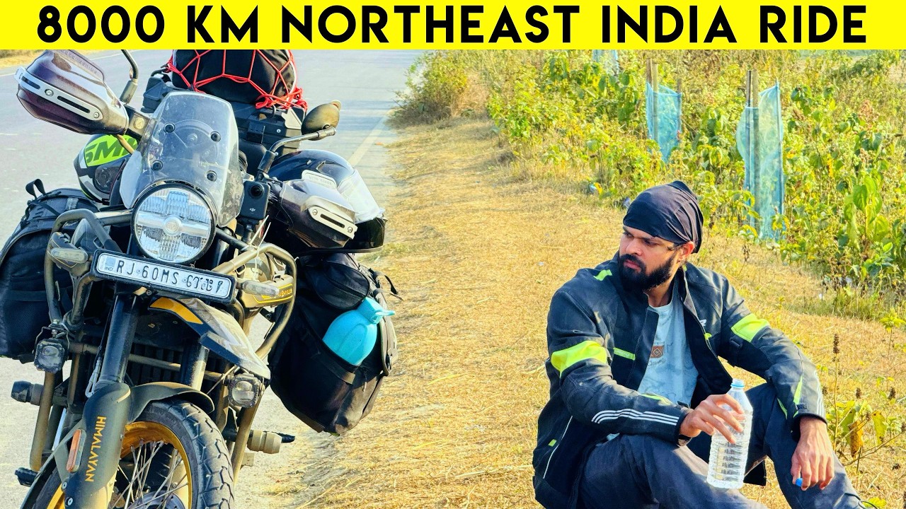 8000 Km Bike Ride Rajasthan to Northeast | Dausa to Agra | Ep - 1