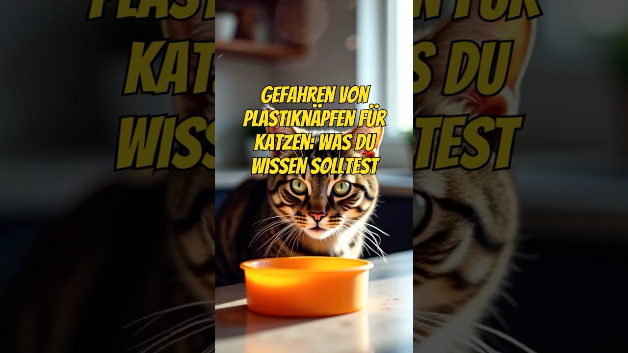 Warum du deiner Katze keinen Plastiknapf geben solltest 😼  #katzenwissen #katzengesundheit  #katze