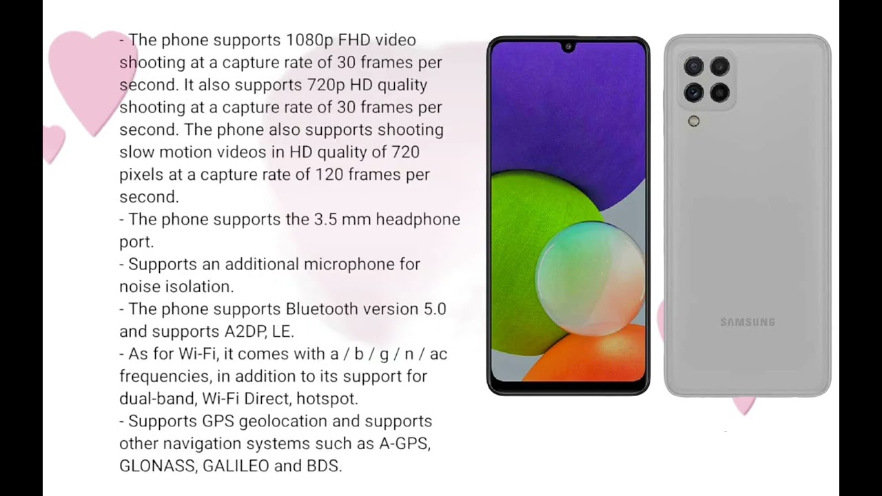 Samsung Galaxy A22 price, specifications, features, Disadvantages