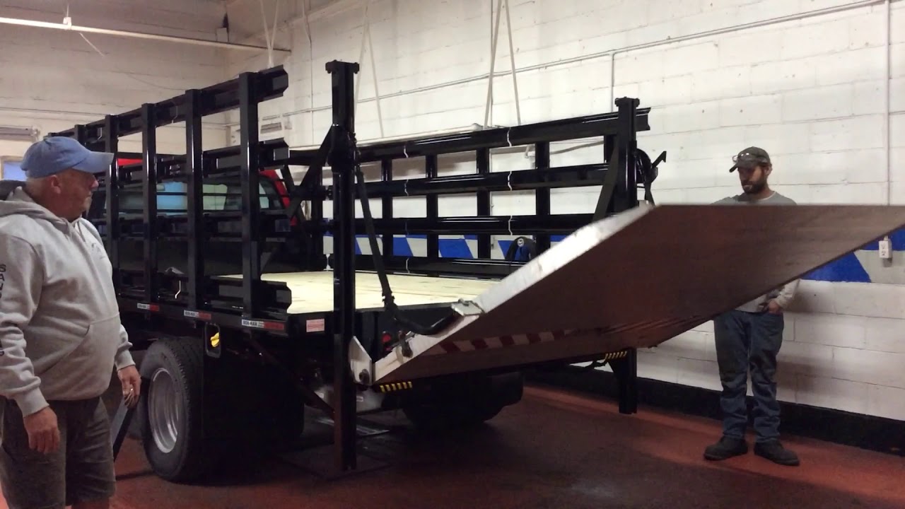 Iron Man truck body stake rack sides w/lift gate