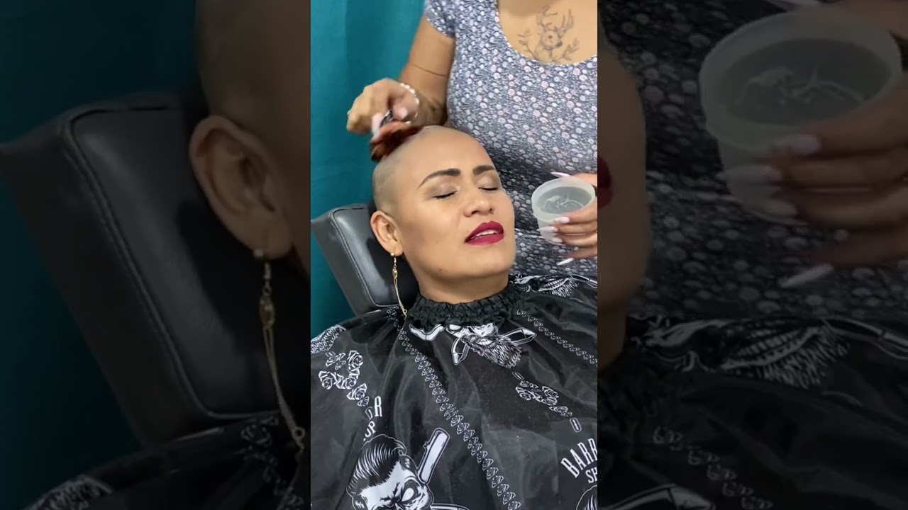 shaved eyebrows   #haircut #cortedepelo #barberette #rapada #shave #shavehead #ladybarber