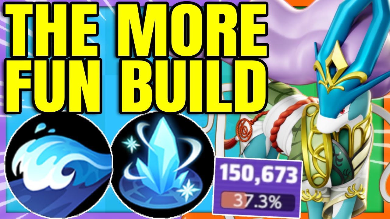 Over 150,000 Damage SURF + ICY WIND SUICUNE is Legit | Pokemon Unite