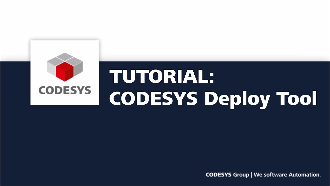 Tutorial: CODESYS Deploy Tool - Deutsch