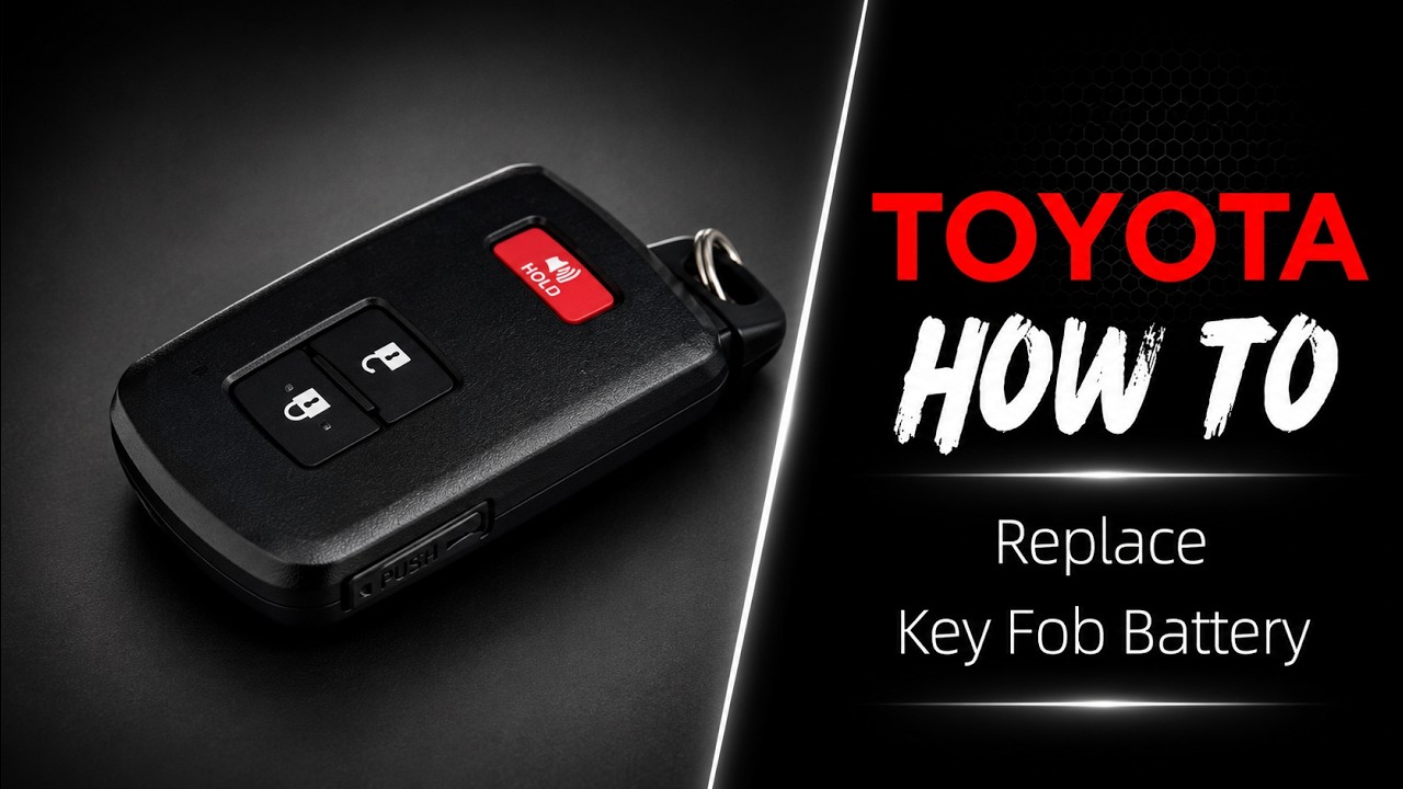 How to Replace Toyota Tacoma Key Fob Battery | 3rd Generation N300