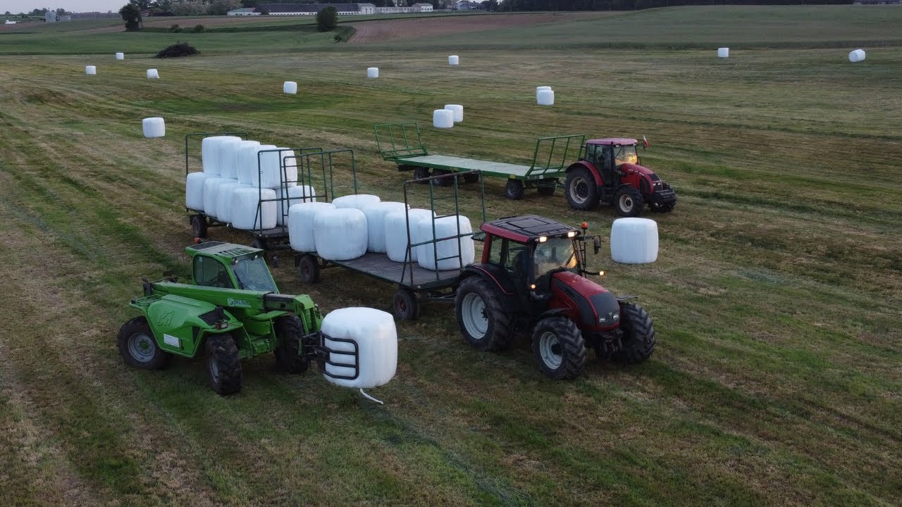 Prasowanie sianokiszonki wyszło ponad 120 ROLEK💪JOHN DEERE daje rade z 17 nożami🔥Daily 4