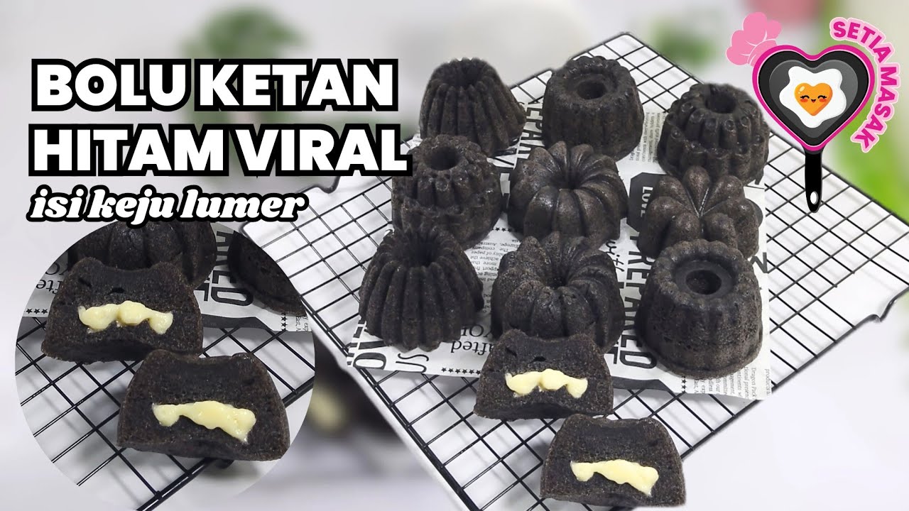BOLU KETAN HITAM KEJU LUMER 🖤💛  lembut banget! ~ by 🍳 SETIA MASAK