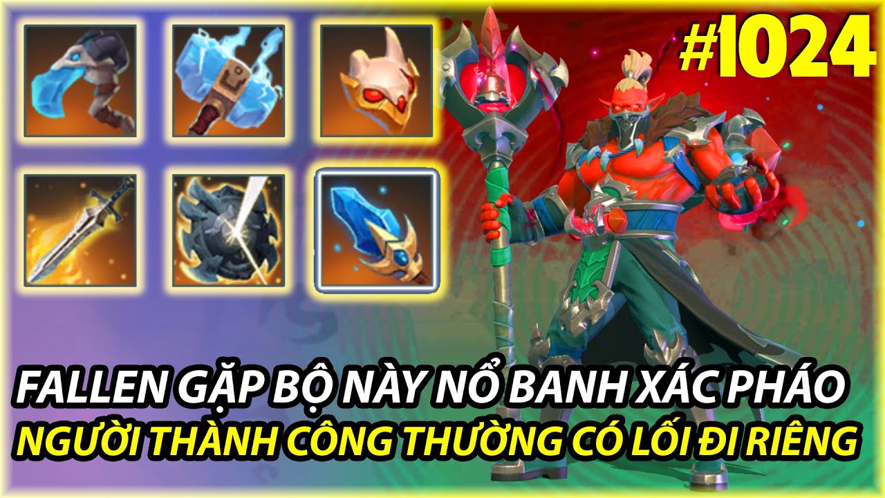 FALLEN GẶP BỘ NÀY NỔ BANH XÁC PHÁO   | AUTO CHESS MOBILE 1023