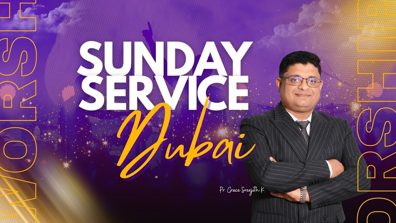 Sunday Service Dubai | #llive Stream | Pr. Grace Sreejith K & Team Ministering | 15/02/2026