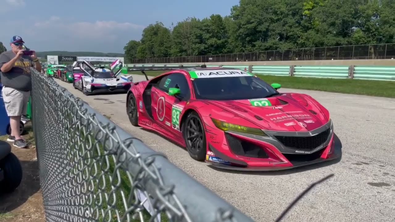 (3d audio watch with headphones) 2023 IMSA Weathetech series at Road America
