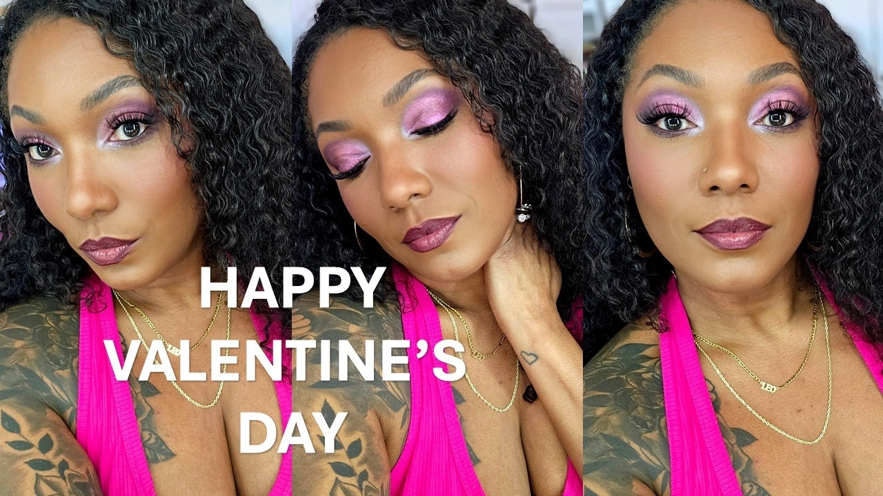 Valentine's Day Pink Smokey Eye Look | BBB Pinky Promise Palette & Colourpop Eclipse Palette