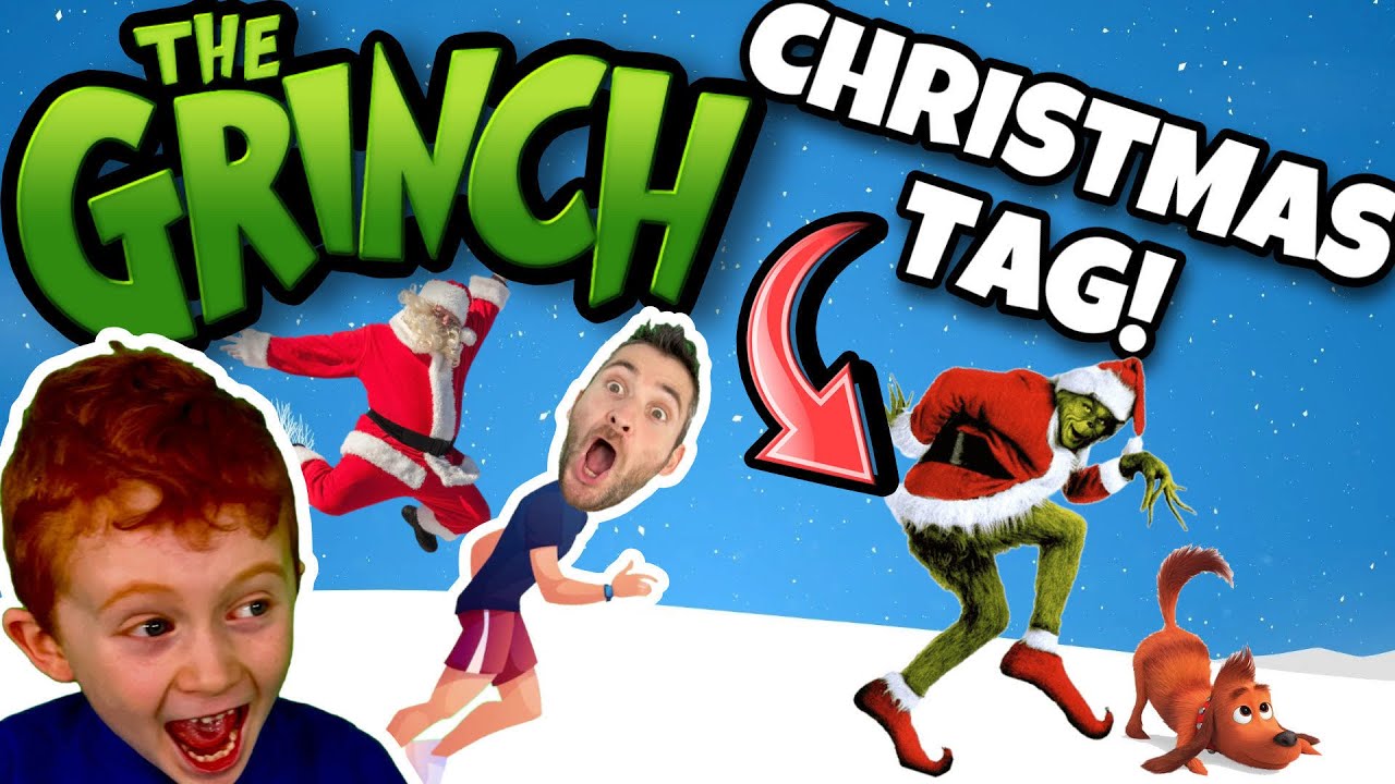 Kids Workout! GRINCH CHRISTMAS TAG! (Video Game Exercise for Kids)