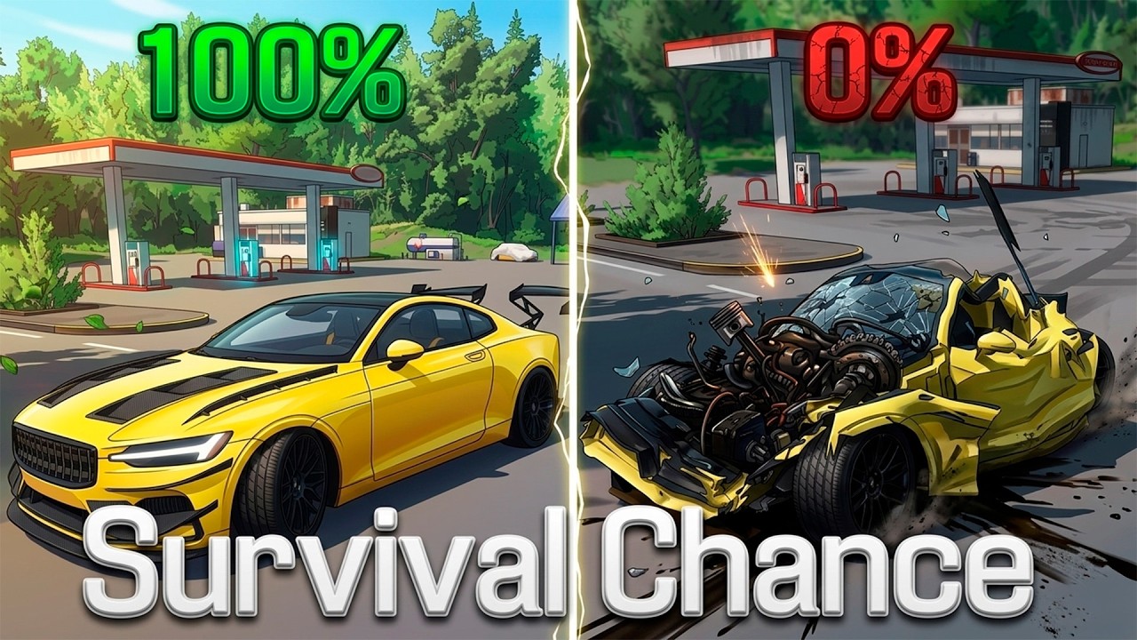Realistic Survival Chance Crashes #12 | BeamNG.drive