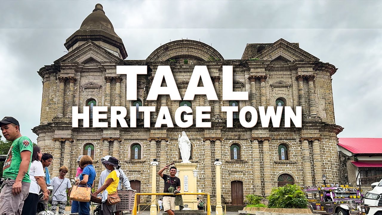 TAAL HERITAGE TOWN | Explore Spanish-era Houses and Largest Church in Asia | Batangas Philippines