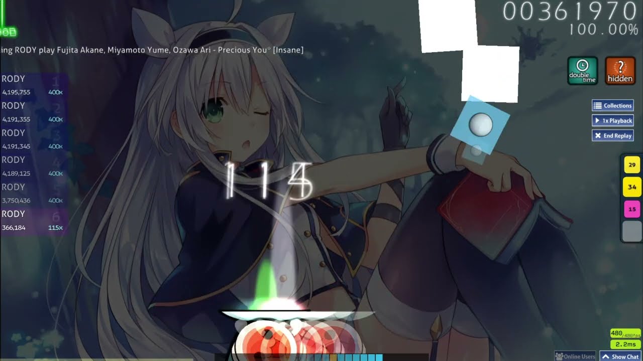 osu!catch Precious You* (Insane) (+Hidden,DoubleTime) - Fujita Akane, Miyamoto Yume, Ozawa Ari