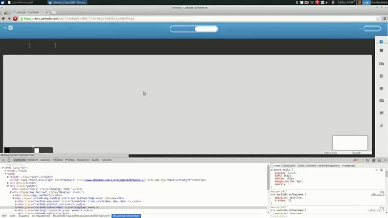 CartoDB: Customizing maps using CSS
