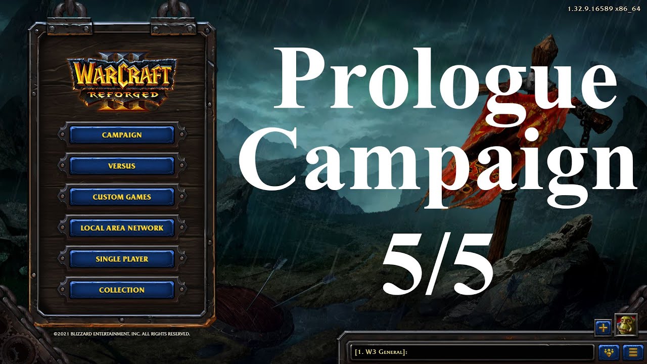 Warcraft 3: Reforged - Prologue Campaign 5/5 - Countdown to Extinction [No Commentary]