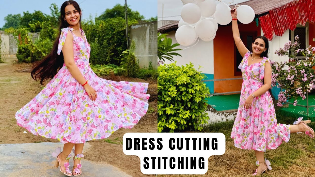Beautiful Dress Cutting-Stitching