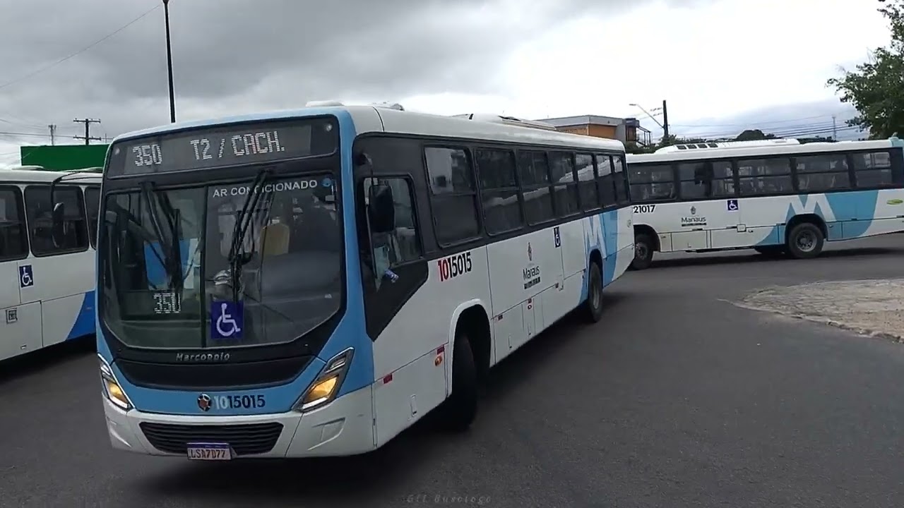 Movimentação de ônibus no Terminal de Integração 3 - Cidade Nova Manaus (27.05.2024)
