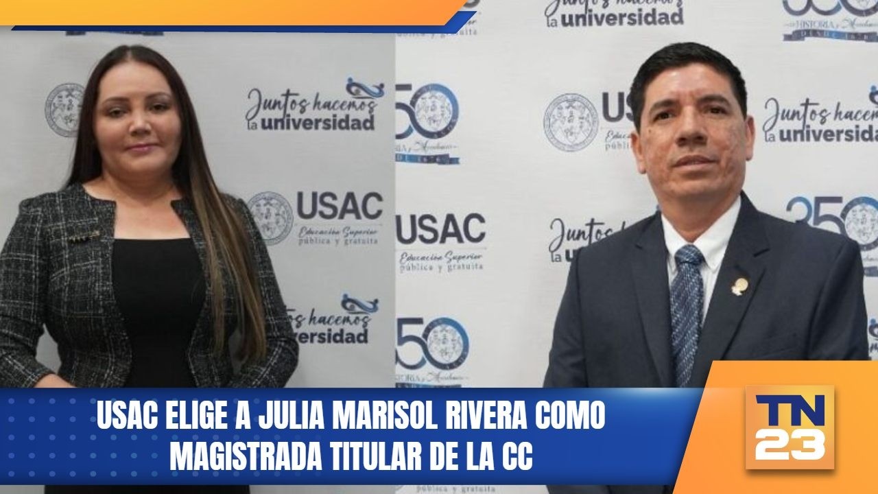 USAC elige a Julia Marisol Rivera como magistrada titular de la CC