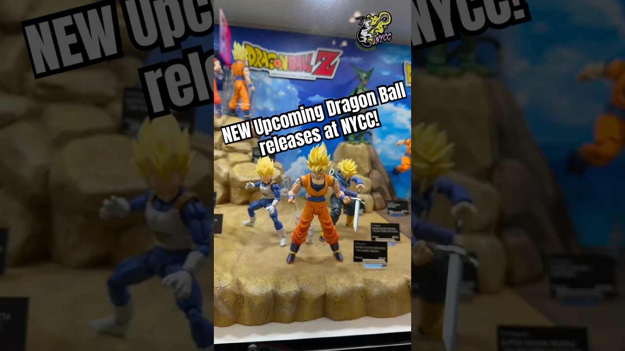 BRAND NEW Dragon Ball S.H.Figuarts figures ON DISPLAY at New York Comic Con!