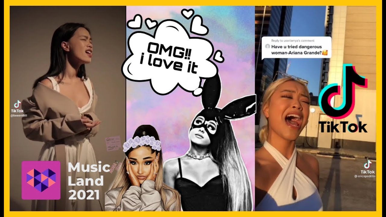DANGEROUS WOMAN COVER!!! | COMPILATION BEAUTIFUL VOICES ON TIK TOK 😱😍 // ARIANA GRANDE COVERS 🎤 2021