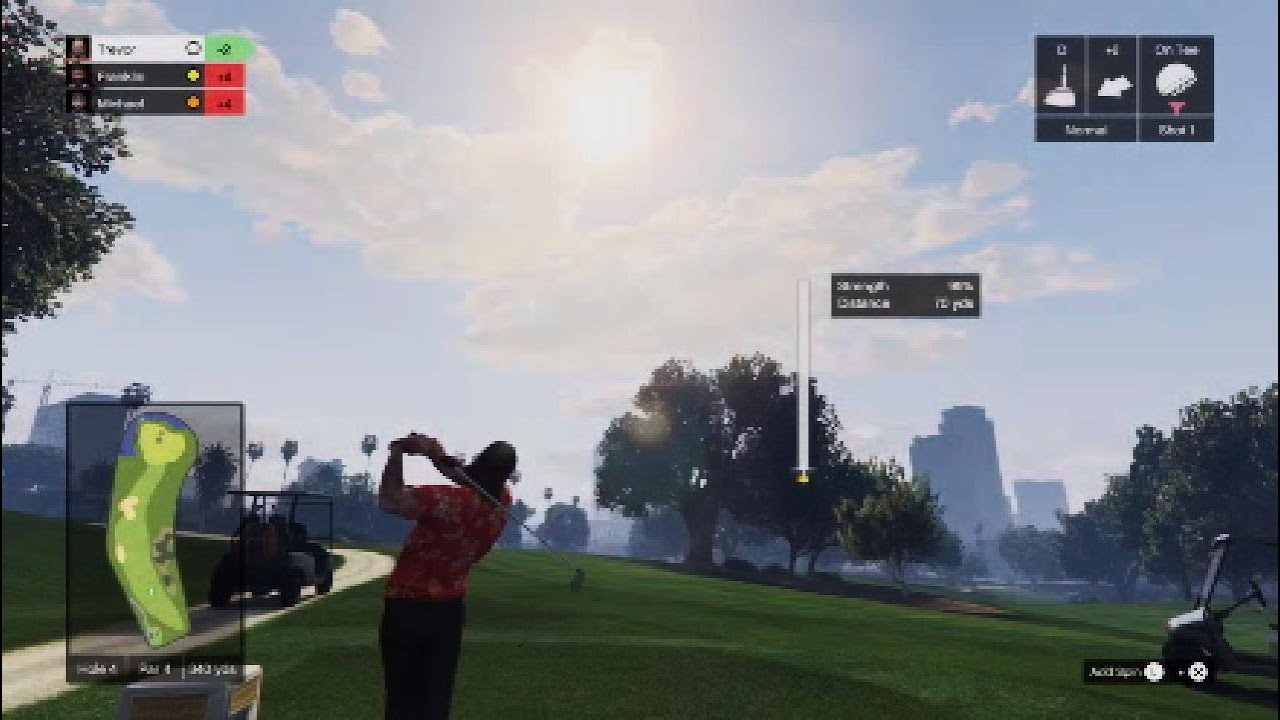 GTA 5 Golf: Trevor vs. Franklin vs. Michael