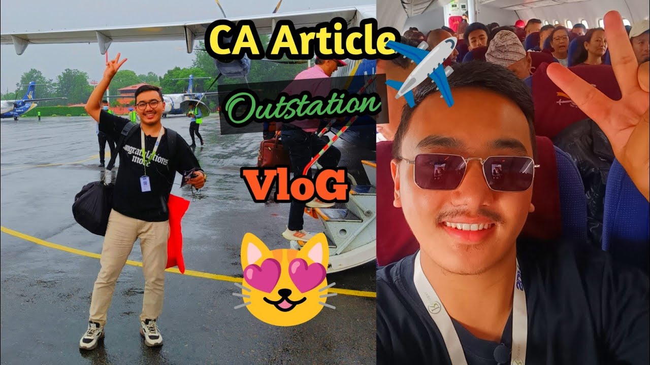 CA Article Flight✈️ Vlog in Nepal 😍 | Amazing Experience 😱 | @CAJWA