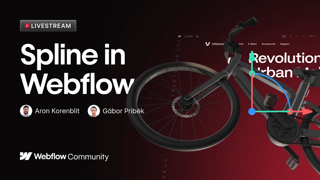 Начало работы со Spline в Webflow