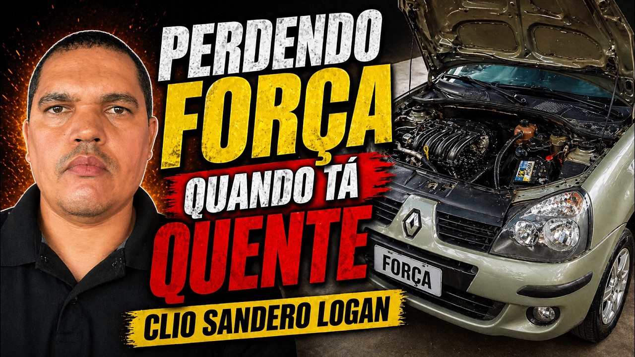 PERDENDO FORÇA QUANDO TÁ QUENTE RENAULT CLIO 1.0 16V SOMENTE A GASOLINA/SONDA LAMBDA COM DEFEITO!