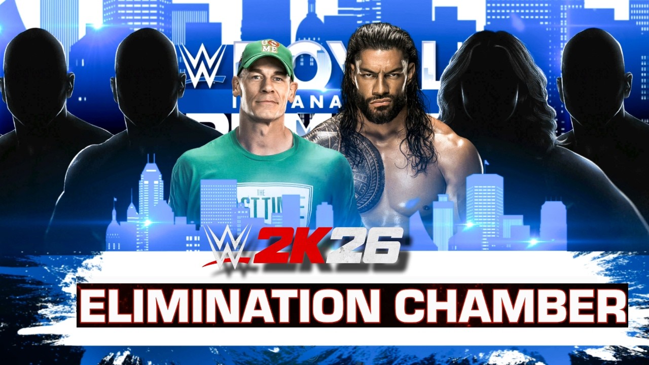 WWE 2K26 First Ever Mystery Elimination Chamber ft. Roman Reigns John Cena