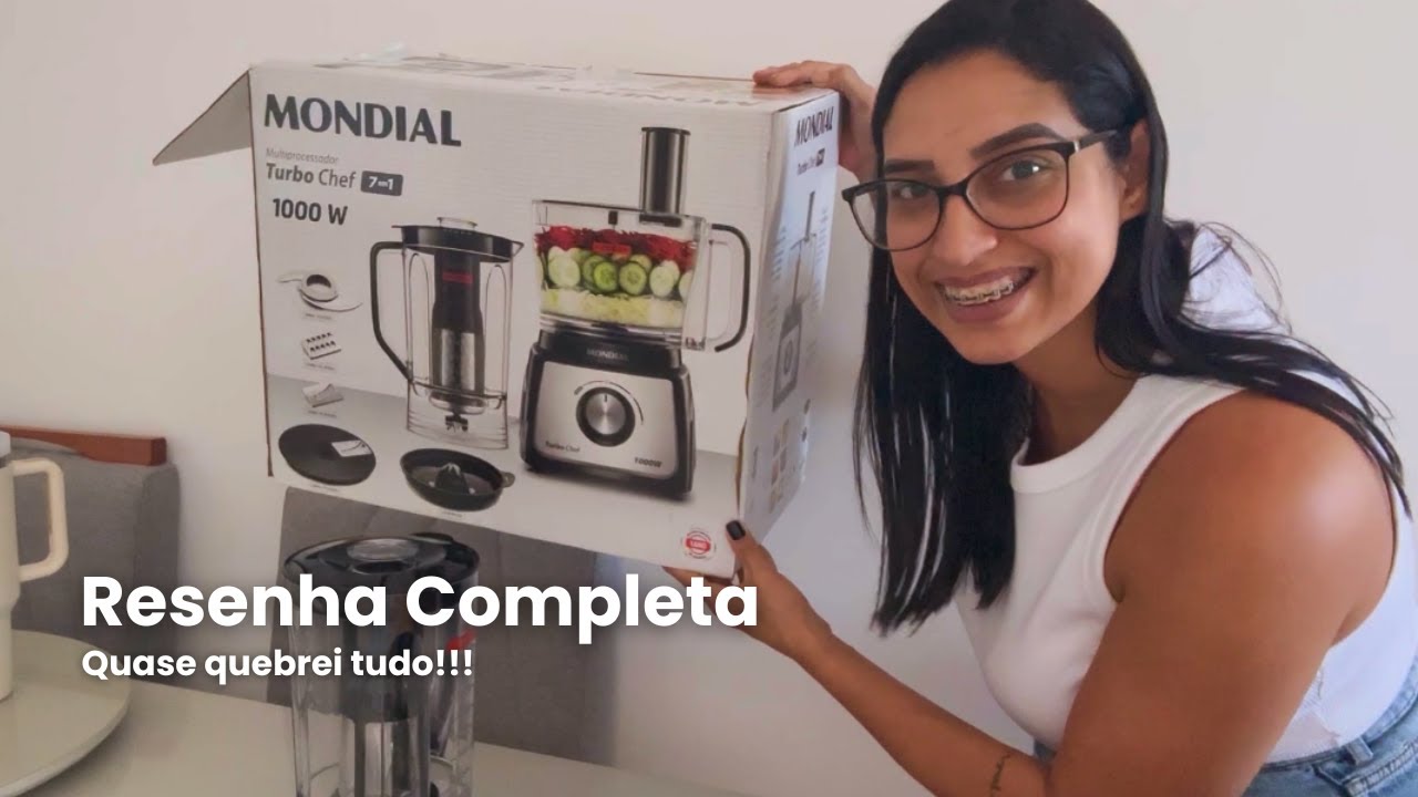 Resenha completa: Comprei o Multiprocessador Mondial Turbo Chef 7 em 1