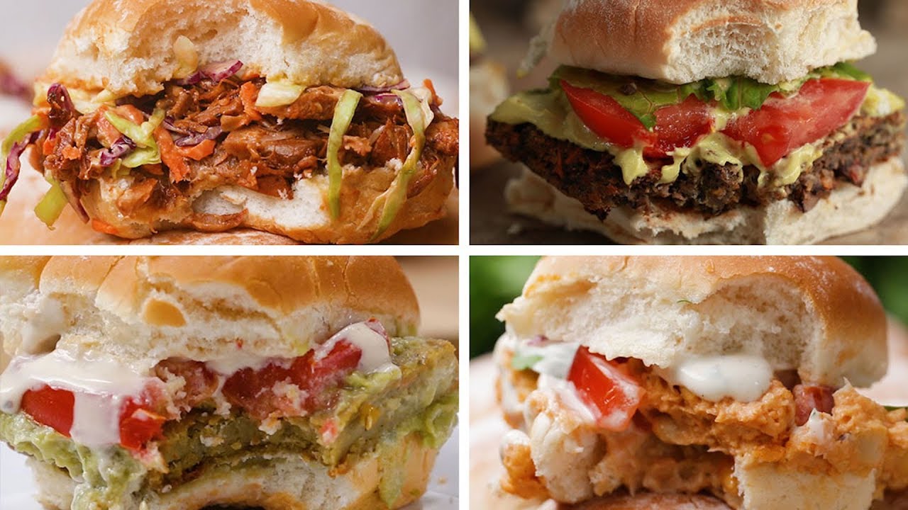 Meatless Sliders 5 Ways