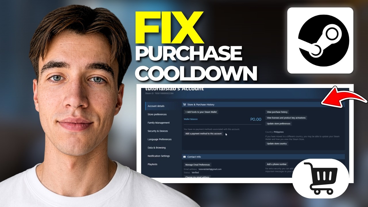 How To Fix Steam Too Many Purchase Attempts Cooldown 2026 | Tutorial 2026