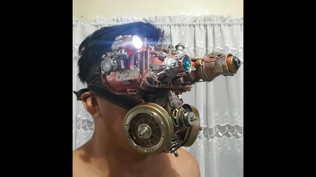 MY STEAMPUNK GOGGLES AND GAS MASK