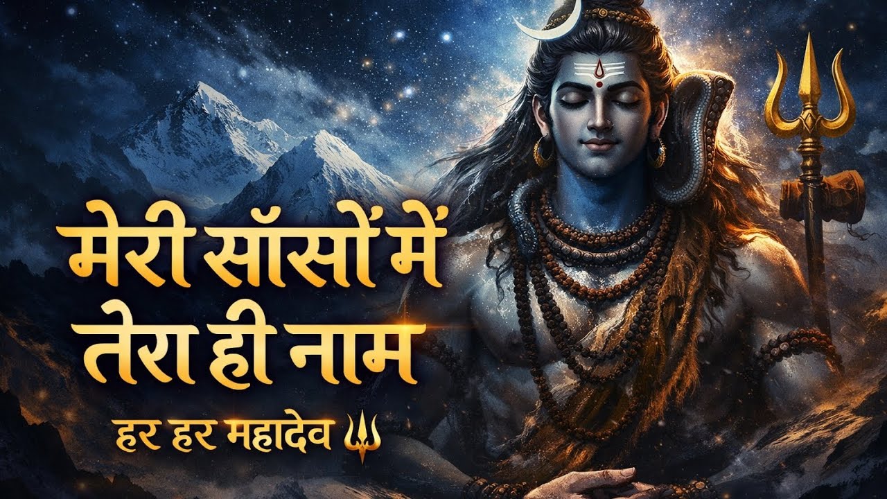मेरी साँसों में तेरा ही नाम | हर हर महादेव 🔱 | New Shiv Bhajan 2025