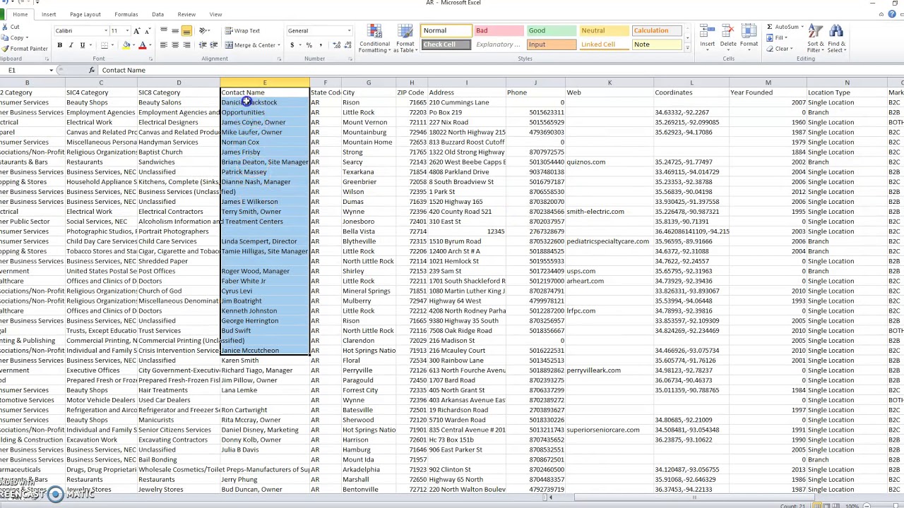 28 Million US Company Database - List of Companies in USA
