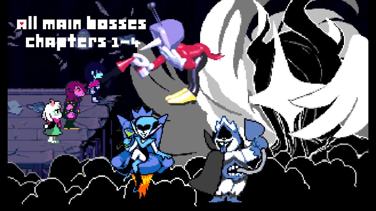 All DELTARUNE final bosses : Chapters 1-4