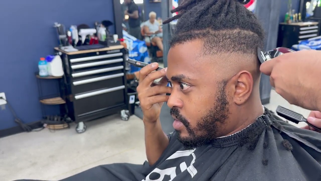 How to Achieve a Flawless Skin Fade with Dreads | Complete Guide -STEP BY STEP TUTORIAL!!!!!!