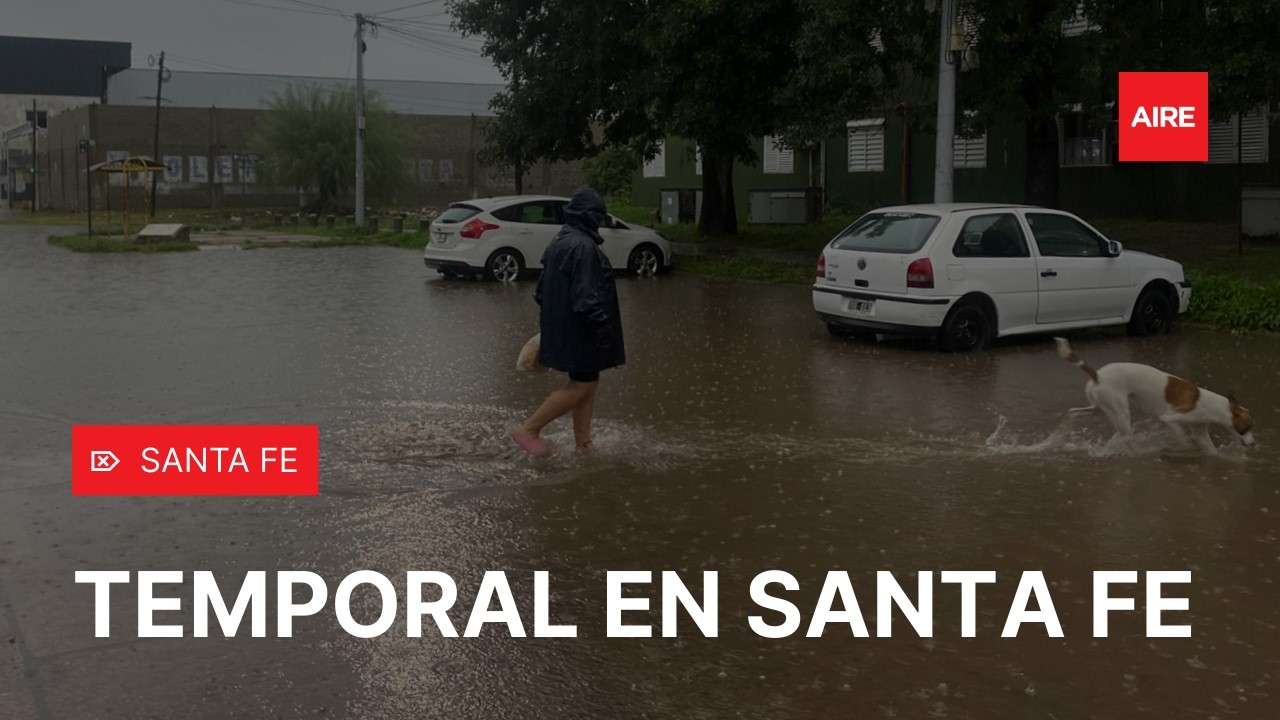Temporal en Santa Fe: ráfagas de 140 km/h y más de 150 mm en la región