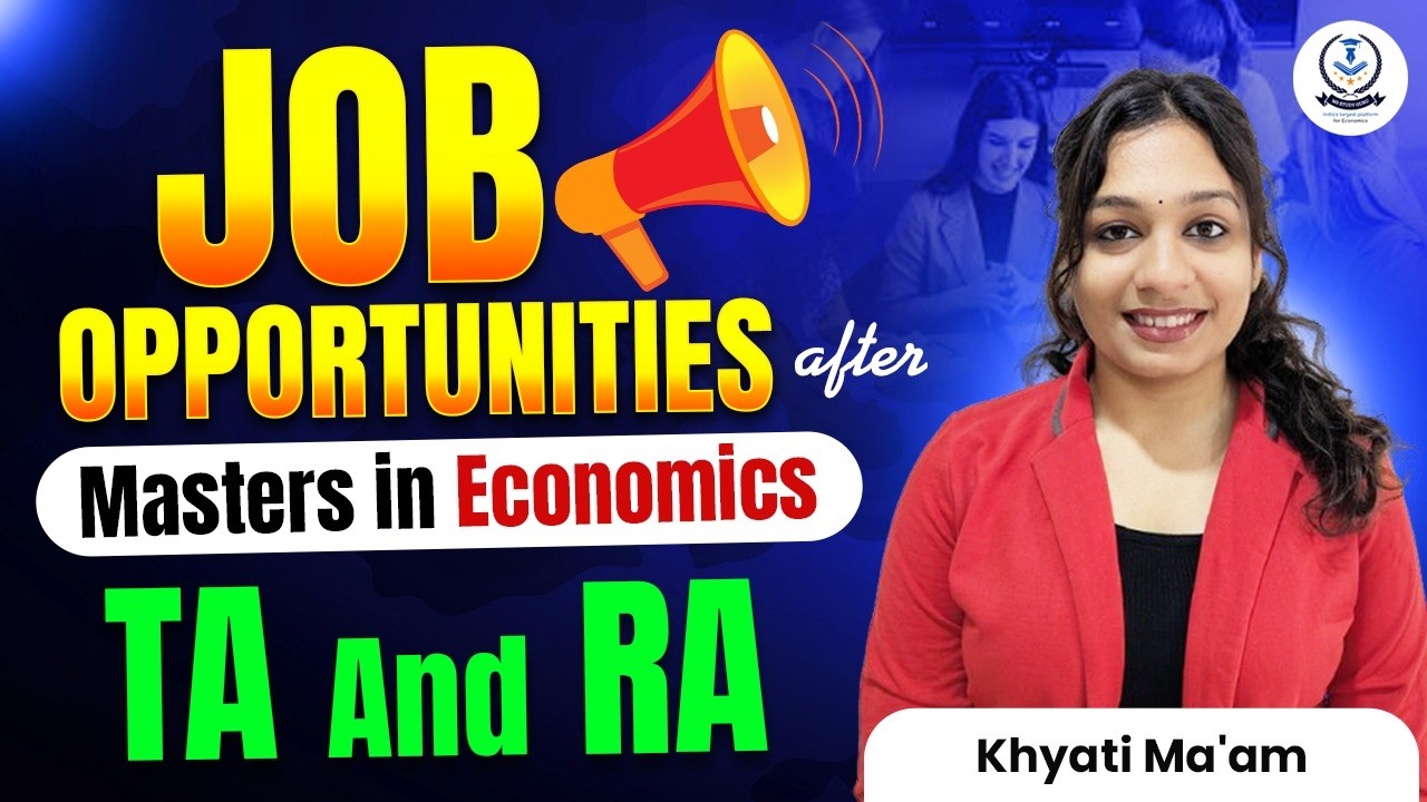 Job Opportunities After MA Economics | Master in Economics | Teacher Assistant | Research Assistant