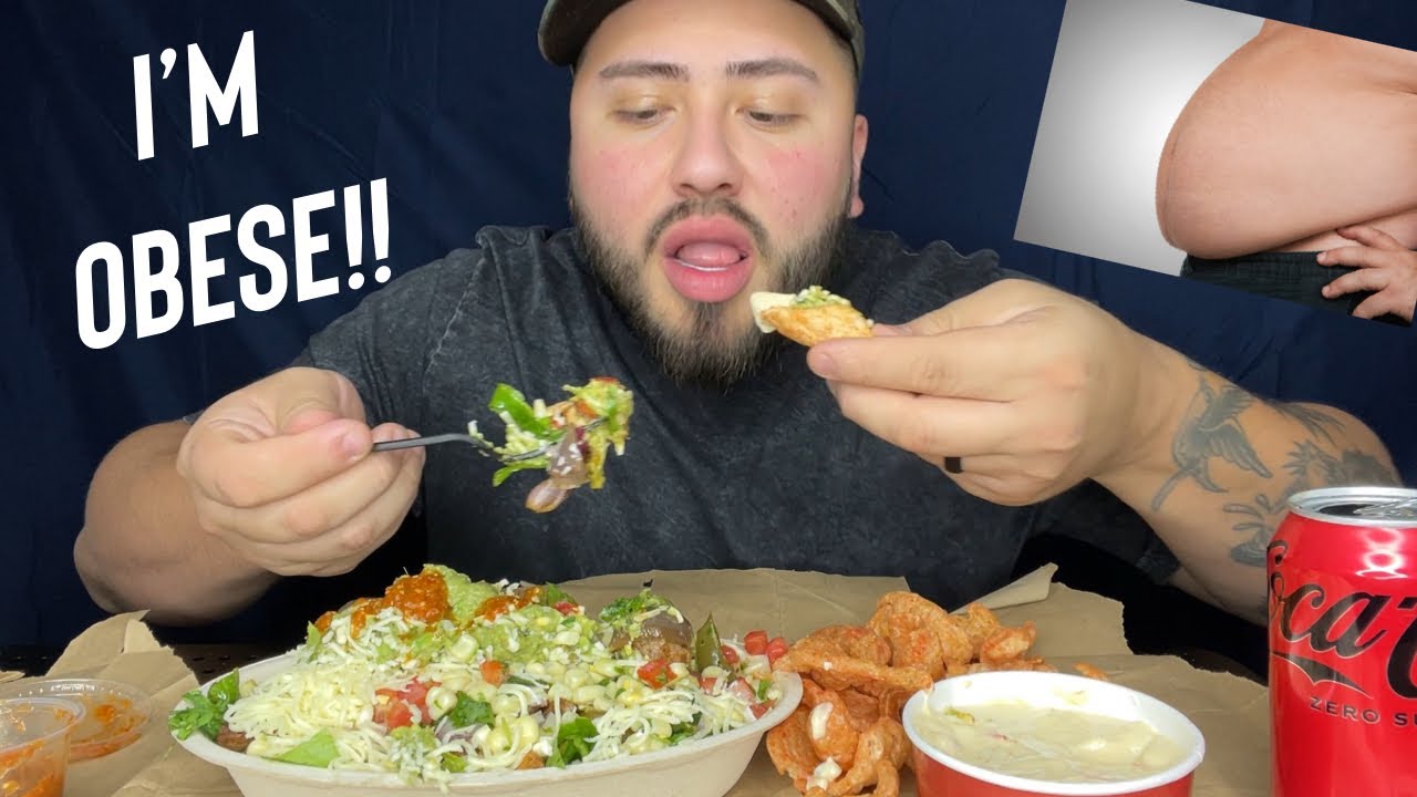 started my diet? or get to 400lbs ?? CHIPOTLE MUKBANG.. MY goal weight is 190lbs