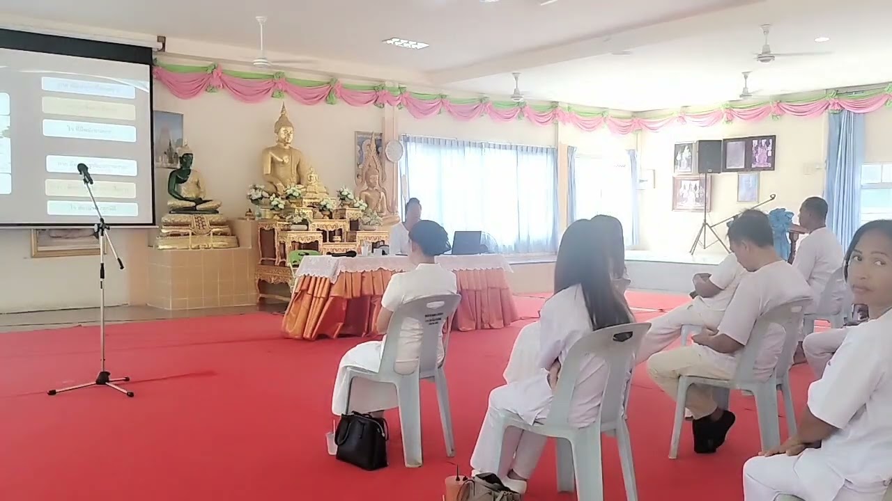 Lecture on ethics, meditation and wisdom, the source of human life.