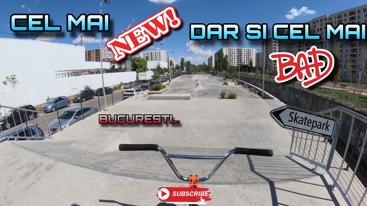 Cel mai NOU, dar și cel mai PROST Skate Park din București!