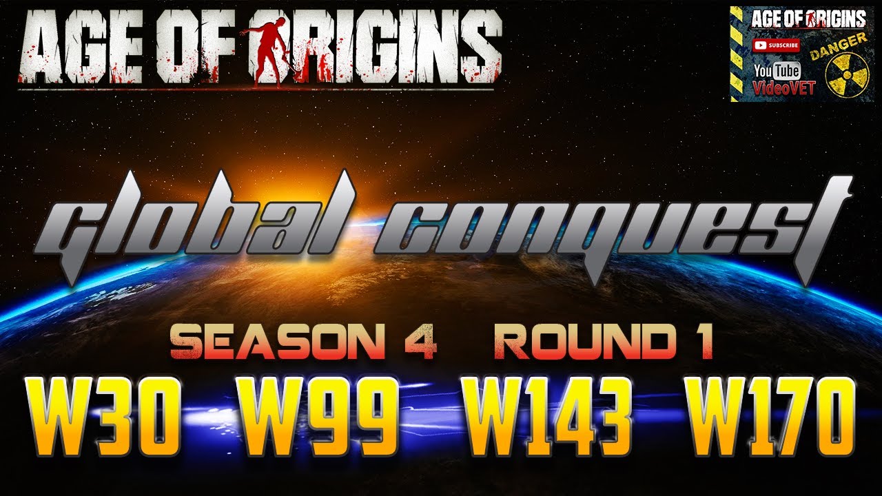 Age of Origins Global Conquest W30 W99 W143 W170