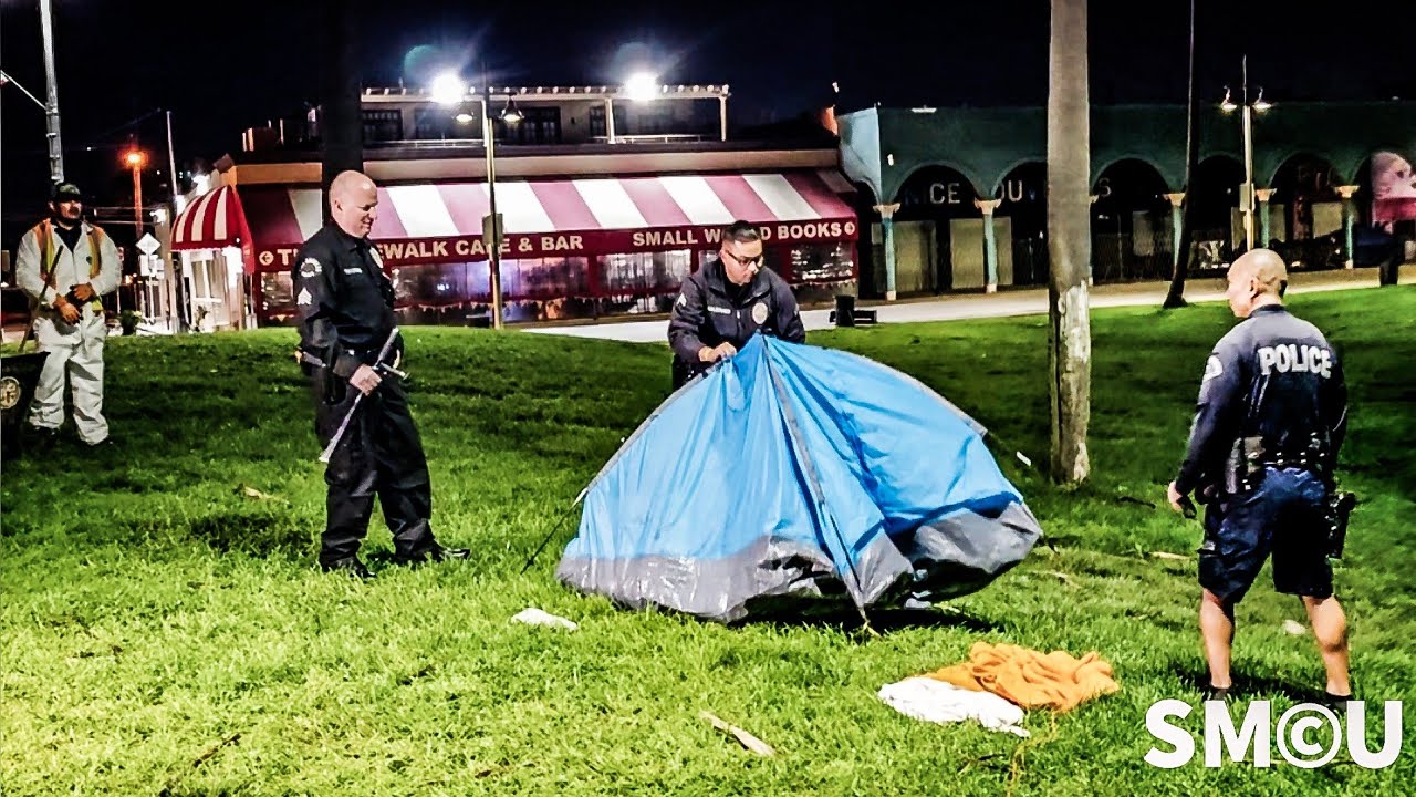 UNDER THE CLOAK OF DARKNESS: Homeless Encampments Cleared in Overnight Cleanup Under Police Watch